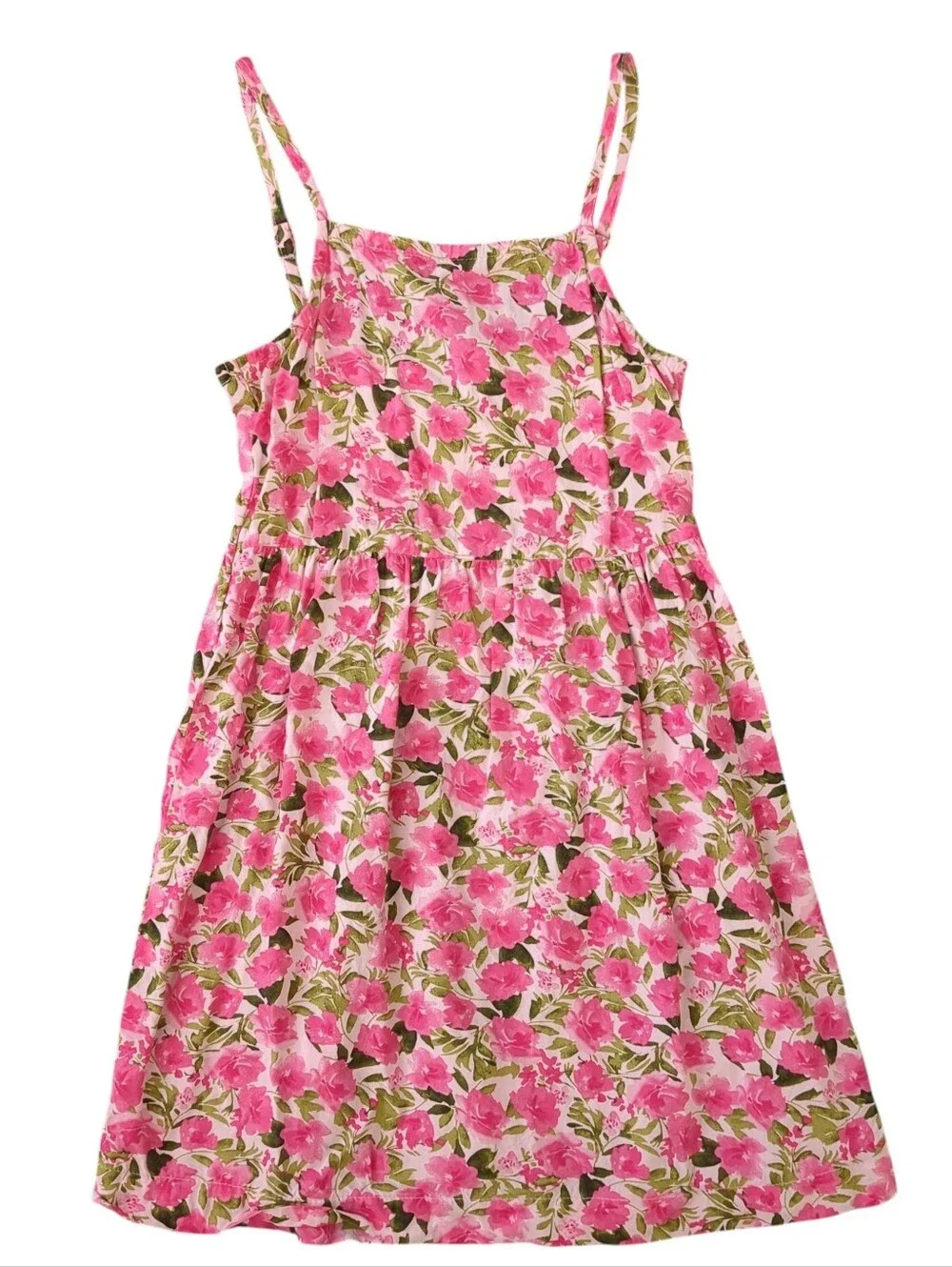 Old Navy Girls Lightweight Floral Cami Dress (Size M/8)